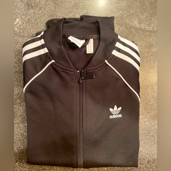 ADIDAS Warm Up Jacket. Black/white. Size small - Picture 2 of 4